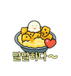 韓国かき氷顔付き韓国語（個別スタンプ：8）
