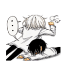 白髪眼鏡と黒髪眼帯7（個別スタンプ：29）