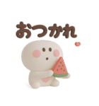 夏に便利◎3Dちびっこにこりん #1（個別スタンプ：6）