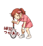 テニス 女子 部活 スポーツ (小)（個別スタンプ：6）