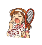 テニス 女子 部活 スポーツ (小)（個別スタンプ：14）