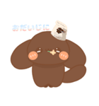 トイプードルのちょこちゃんスタンプ（個別スタンプ：16）