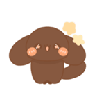 トイプードルのちょこちゃんスタンプ（個別スタンプ：18）