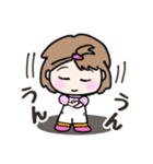 【仲良し会話】元気な女の子（個別スタンプ：7）
