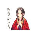 花魁の艶やかな日常★美麗和風（個別スタンプ：3）