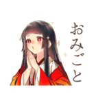 花魁の艶やかな日常★美麗和風（個別スタンプ：35）