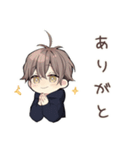 ちびパーカーくんのゆるい日常（個別スタンプ：3）