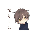 ちびパーカーくんのゆるい日常（個別スタンプ：4）