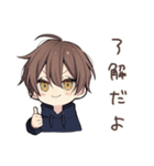 ちびパーカーくんのゆるい日常（個別スタンプ：12）