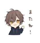 ちびパーカーくんのゆるい日常（個別スタンプ：13）