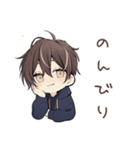 ちびパーカーくんのゆるい日常（個別スタンプ：15）