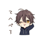 ちびパーカーくんのゆるい日常（個別スタンプ：34）