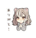 フェレットちゃんのゆるかわキャンプ（個別スタンプ：3）