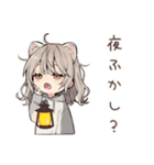 フェレットちゃんのゆるかわキャンプ（個別スタンプ：15）
