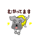 ずーっと使える シュナウザー♪（個別スタンプ：18）