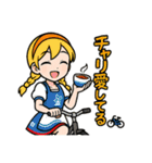 色々な国で活躍する女性達（個別スタンプ：7）