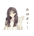 ふんわり大人女子★ベランダ菜園（個別スタンプ：2）