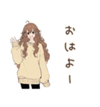マイペース女子の未読スルー♡優しさ（個別スタンプ：2）