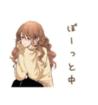 マイペース女子の未読スルー♡優しさ（個別スタンプ：18）