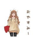 マイペース女子の未読スルー♡優しさ（個別スタンプ：21）