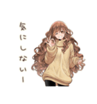 マイペース女子の未読スルー♡優しさ（個別スタンプ：24）