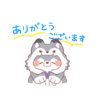 【夏】オオカミ！パーカー動物（個別スタンプ：7）