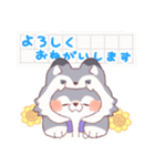 【夏】オオカミ！パーカー動物（個別スタンプ：11）