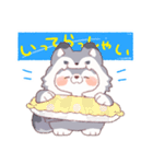 【夏】オオカミ！パーカー動物（個別スタンプ：18）