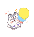 【夏】オオカミ！パーカー動物（個別スタンプ：23）