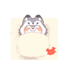 【夏】オオカミ！パーカー動物（個別スタンプ：37）