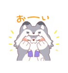 【夏】オオカミ！パーカー動物（個別スタンプ：39）
