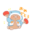 【夏】サメ！パーカー動物3（個別スタンプ：10）