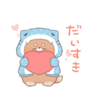 【夏】サメ！パーカー動物3（個別スタンプ：15）