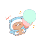 【夏】サメ！パーカー動物3（個別スタンプ：23）
