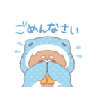【夏】サメ！パーカー動物3（個別スタンプ：28）