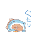 【夏】サメ！パーカー動物3（個別スタンプ：29）