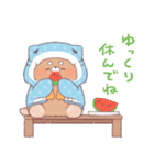 【夏】サメ！パーカー動物3（個別スタンプ：32）