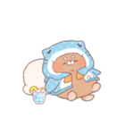 【夏】サメ！パーカー動物3（個別スタンプ：33）