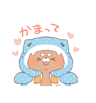 【夏】サメ！パーカー動物3（個別スタンプ：35）