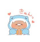 【夏】サメ！パーカー動物3（個別スタンプ：36）