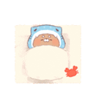 【夏】サメ！パーカー動物3（個別スタンプ：37）