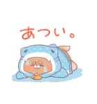 【夏】サメ！パーカー動物3（個別スタンプ：40）