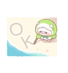 【夏】サメ！パーカー動物4（個別スタンプ：2）