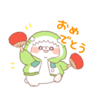 【夏】サメ！パーカー動物4（個別スタンプ：10）