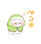 【夏】サメ！パーカー動物4（個別スタンプ：12）
