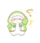 【夏】サメ！パーカー動物4（個別スタンプ：13）