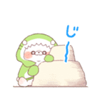 【夏】サメ！パーカー動物4（個別スタンプ：14）