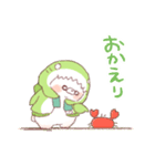 【夏】サメ！パーカー動物4（個別スタンプ：19）
