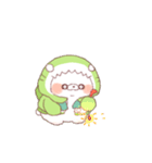 【夏】サメ！パーカー動物4（個別スタンプ：21）