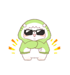 【夏】サメ！パーカー動物4（個別スタンプ：22）